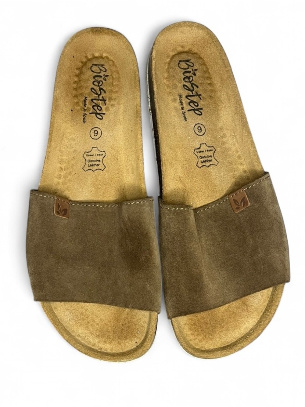 Biostep Brown Suede Sandals - Women’s Size 9 Shoes - Casual Summer Sandals